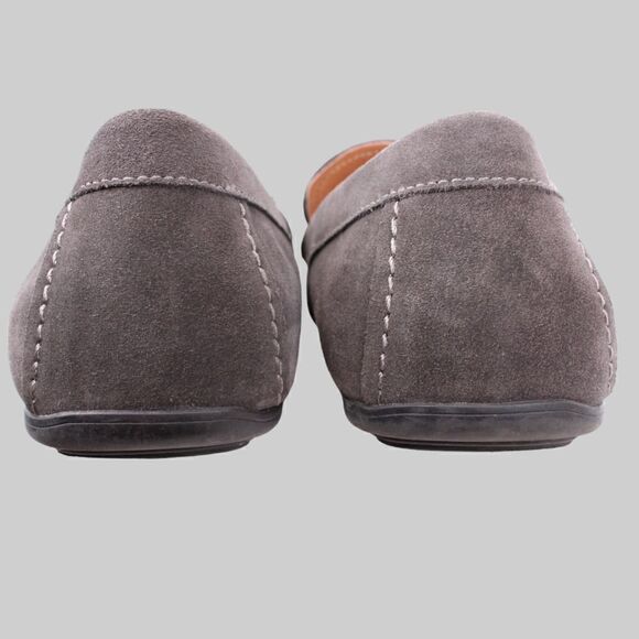 VIONIC Mercer Mason Driving Mocs Leather Loafers in Gray Sz. 11 - Picture 7 of 11